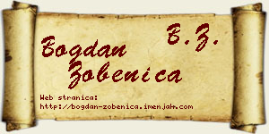 Bogdan Zobenica vizit kartica